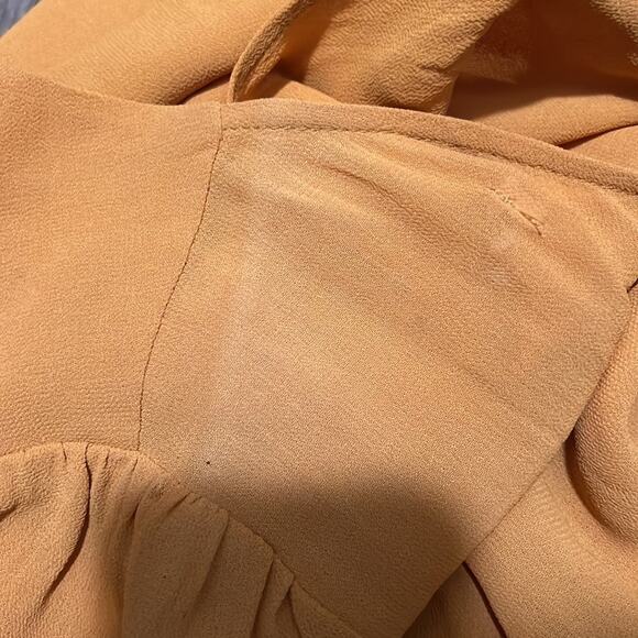 Reformation Gracie Dress in Ochre - Picture 8 of 10